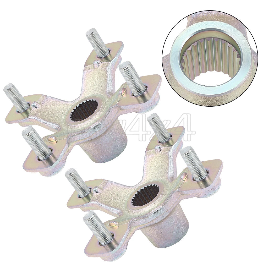 2 Pack Rear Wheel Hub Collars for Yamaha YFZ450R YFZ450 (2009–2024)