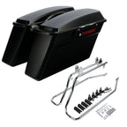 Hard Saddlebags & Conversion Bracket for Harley Softail (1984–2017)