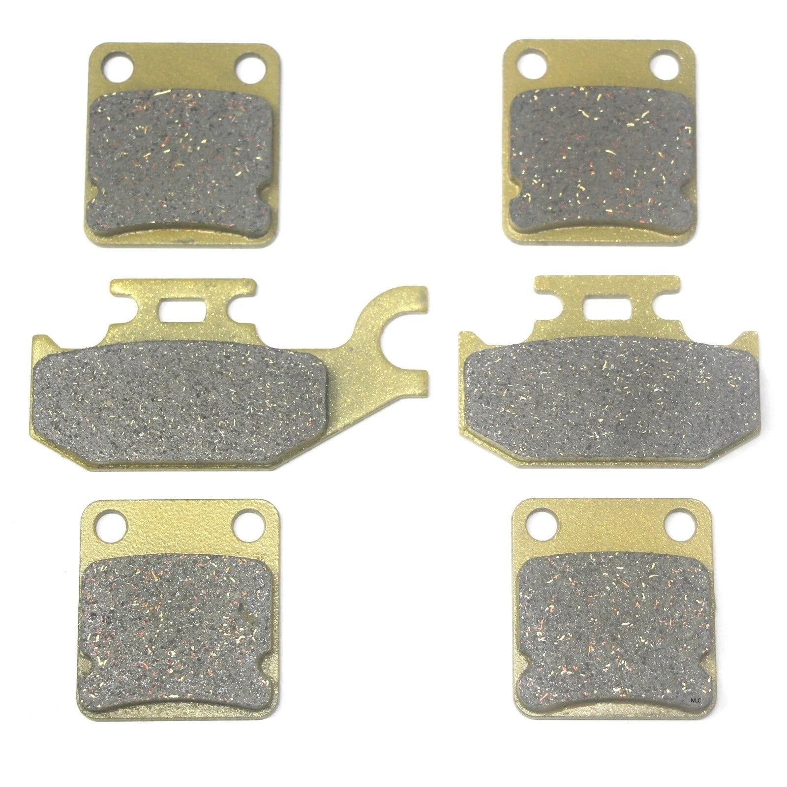 Front Rear Brake Pads for Yamaha Kodiak YFM400 (2000–2002) / YFM450 (2003–2006)