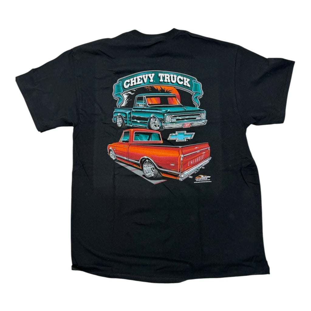 T-Shirt Classic Black 1967–1972 Chevy C10 Pickup for Chevy Fans