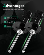 Front Pair Shocks Absorber Struts for Toyota Prius (2004–2009)
