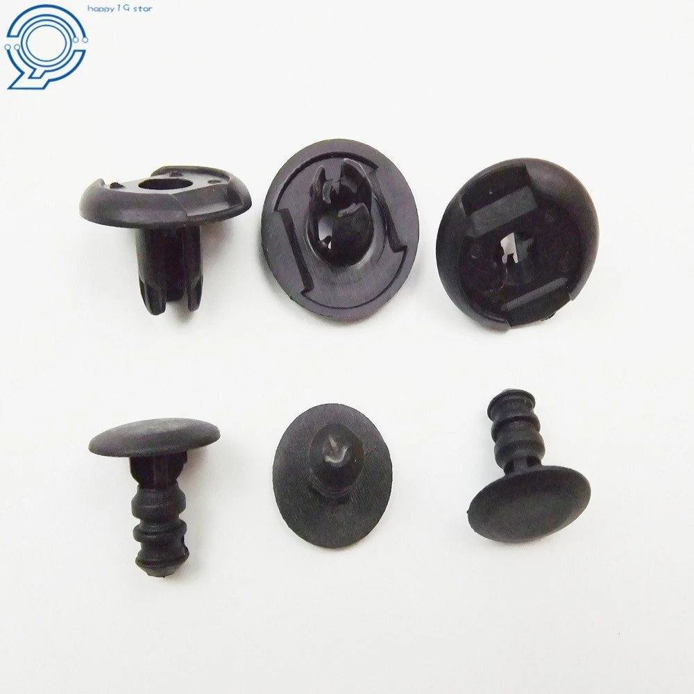 Set of 100 Nylon Rivet Fasteners for Honda (8mm)