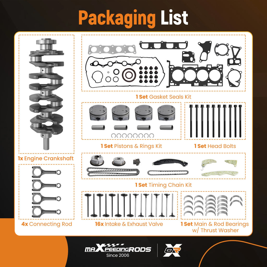 Engine Rebuild Kit for Hyundai Genesis Coupe (2010-2016)