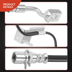 2X Front Brake Hydraulic Hose for Chevy Silverado 3500 (2011-2013, 2015)