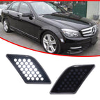 Smoke Lens LED Front Bumper Side Marker Lights for Benz C-Class (2008–2011)