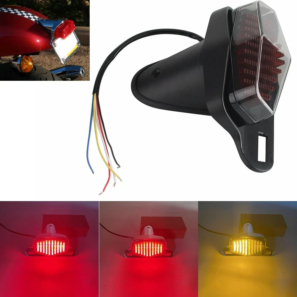 LED Style Motorcycle Tail Light Brake Light for Harley Davidson FXS FXSTSB