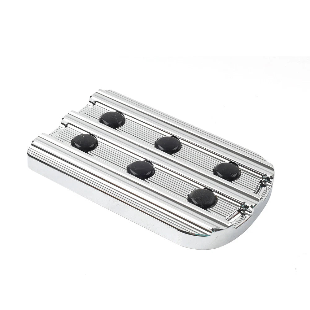 Chrome Large Brake Pedal Pad for Harley Touring Street Road Glide Softail (2014–2023)