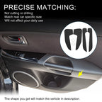 Set of 1 Car Door Leather Anti Kick Pad Sticker for BMW 5 Series (2007–2009)