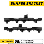 Set of 2 Front Bumper Cover Support Brackets for Nissan Rogue Sport (2017–2022)