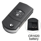Key Shell 2 x Keys Fob Case Internals