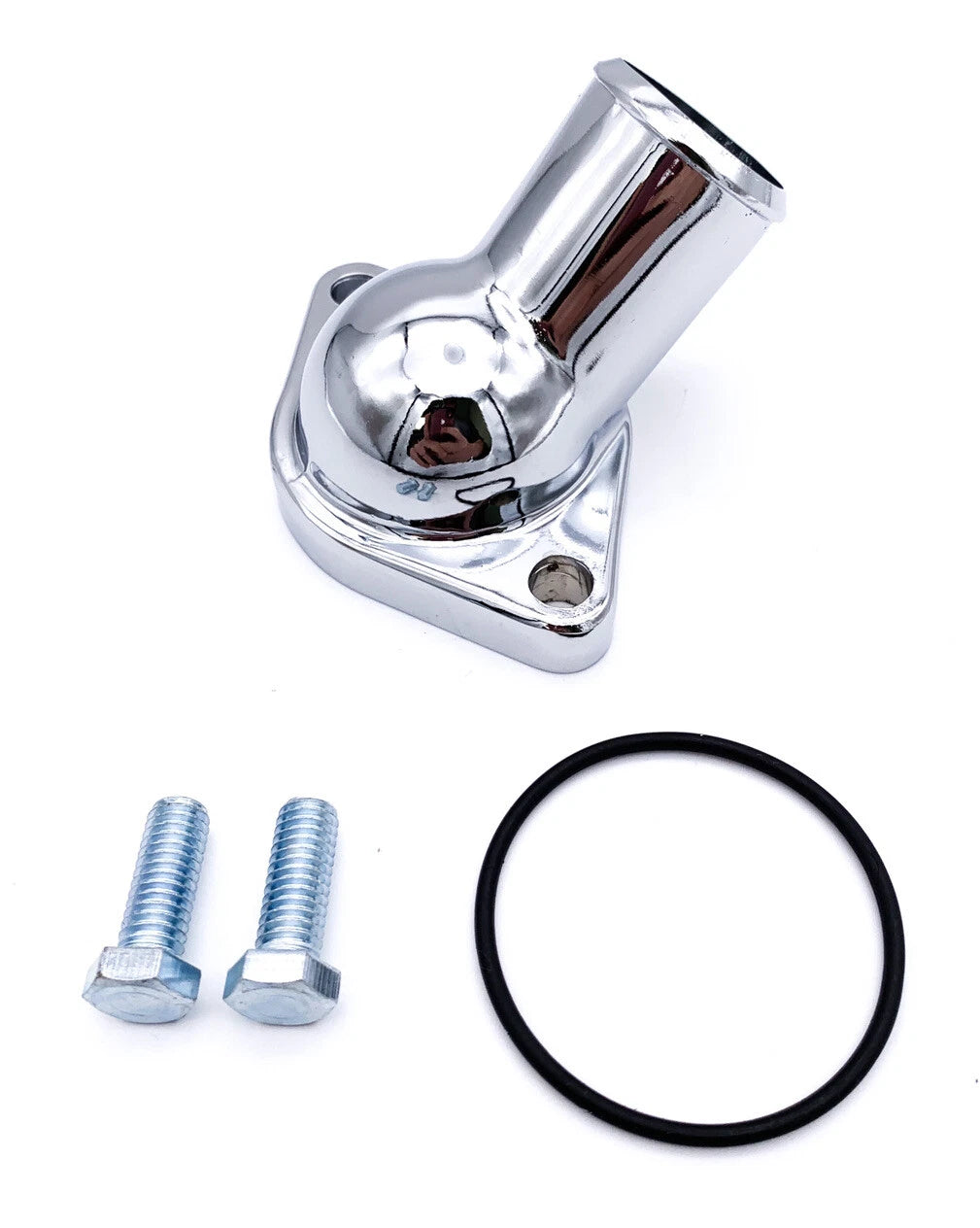 Thermostat Housing Chrome Water Neck Replacement for Chevy 350 (1955–1965)
