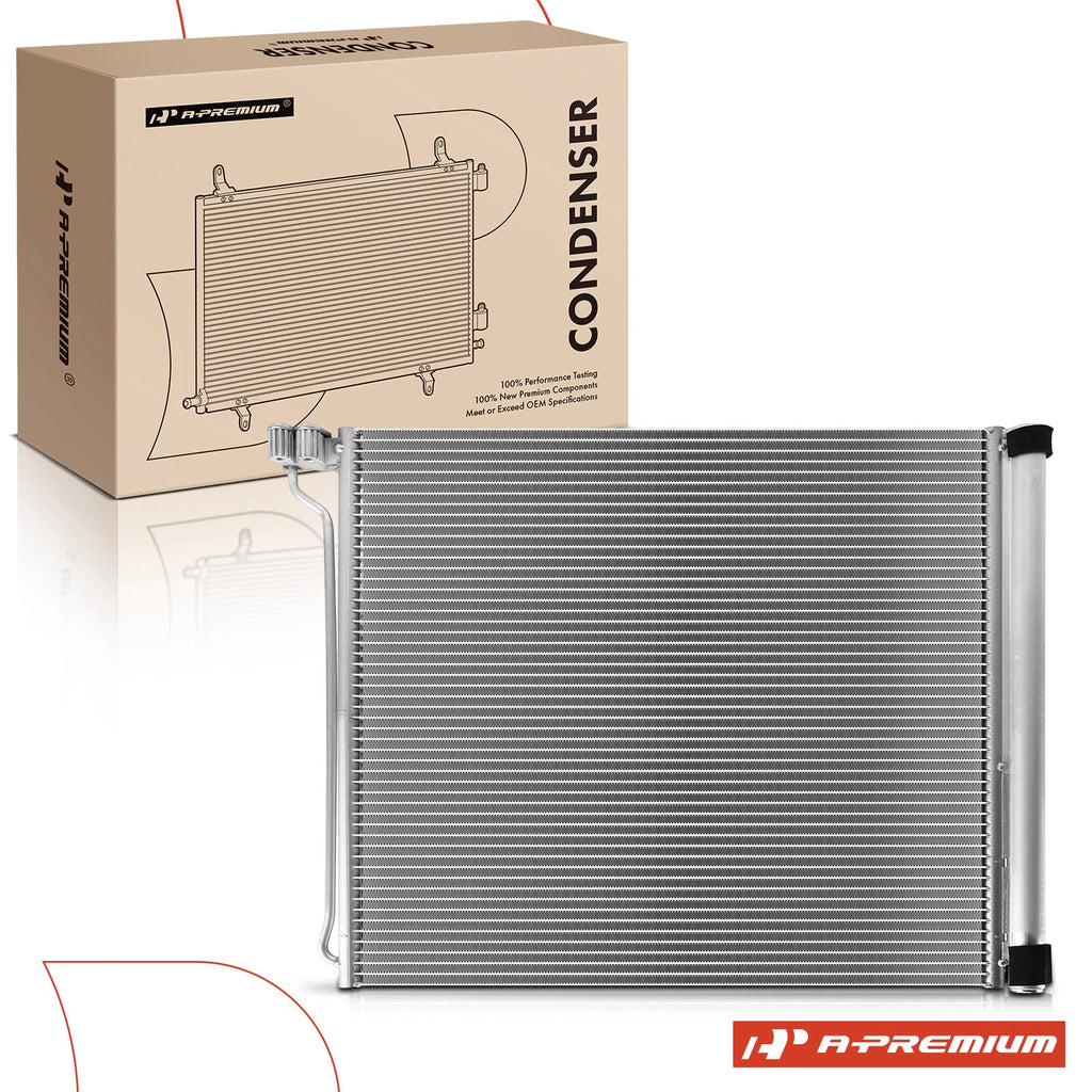 A/C Condenser with Receiver Drier for BMW X5 X6 (2010–2019)