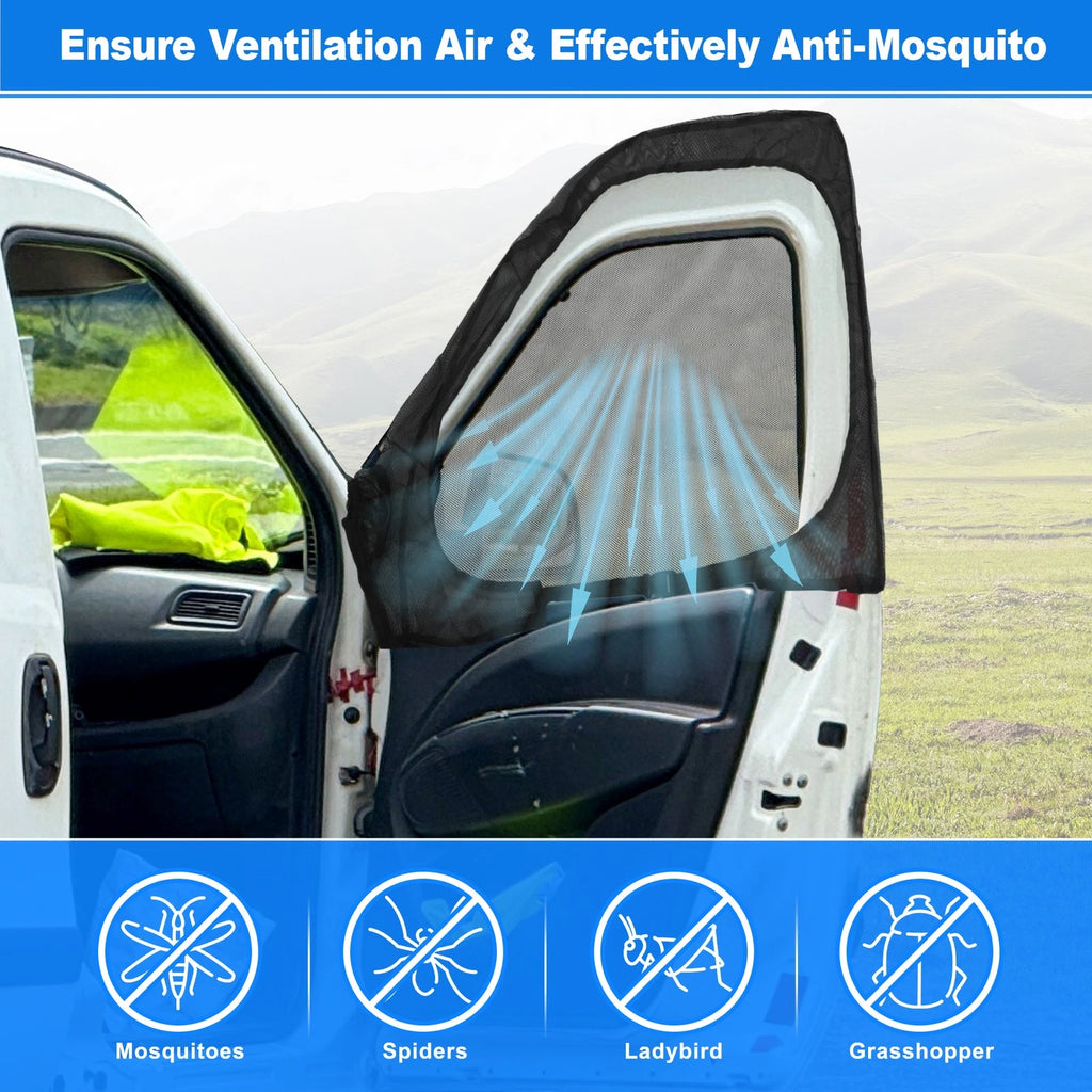 Magnetic Mosquito Screen for Ford Transit Connect (2002–2025) 47x31in