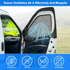 Magnetic Mosquito Screen for Ford Transit Connect (2002–2025) 47x31in