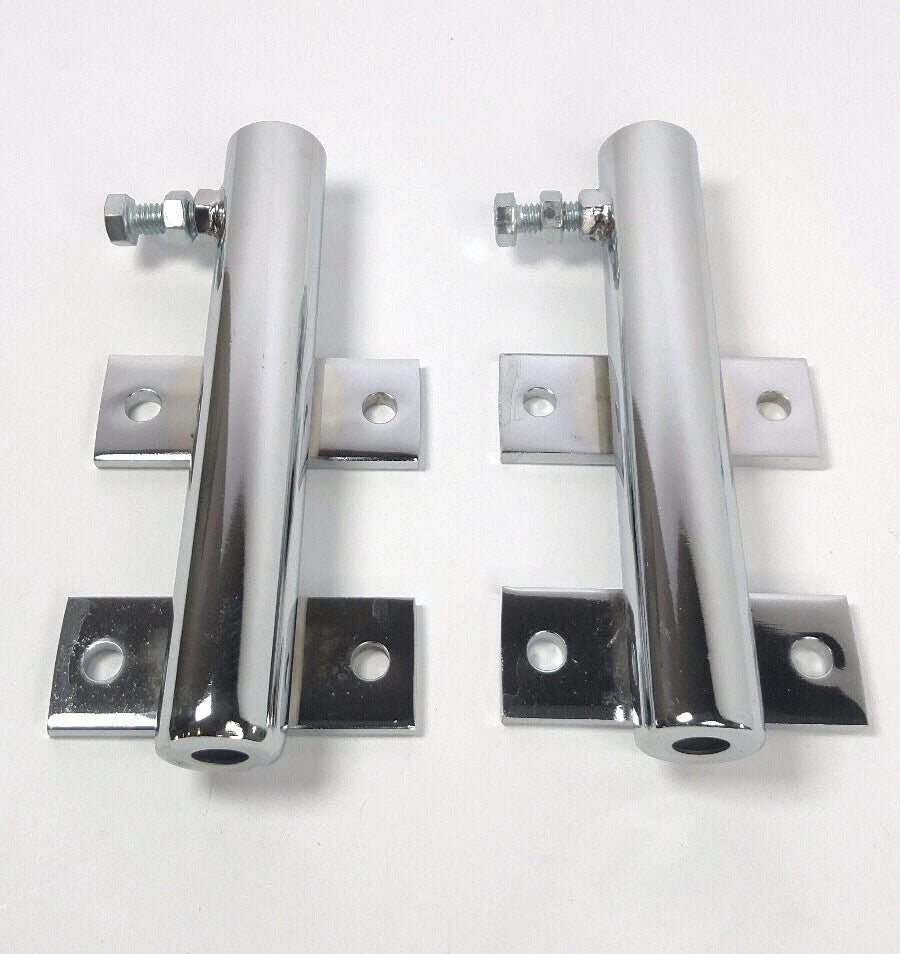 Chrome Flag Holders Kit for Jeep Wrangler JK (2007–2018)