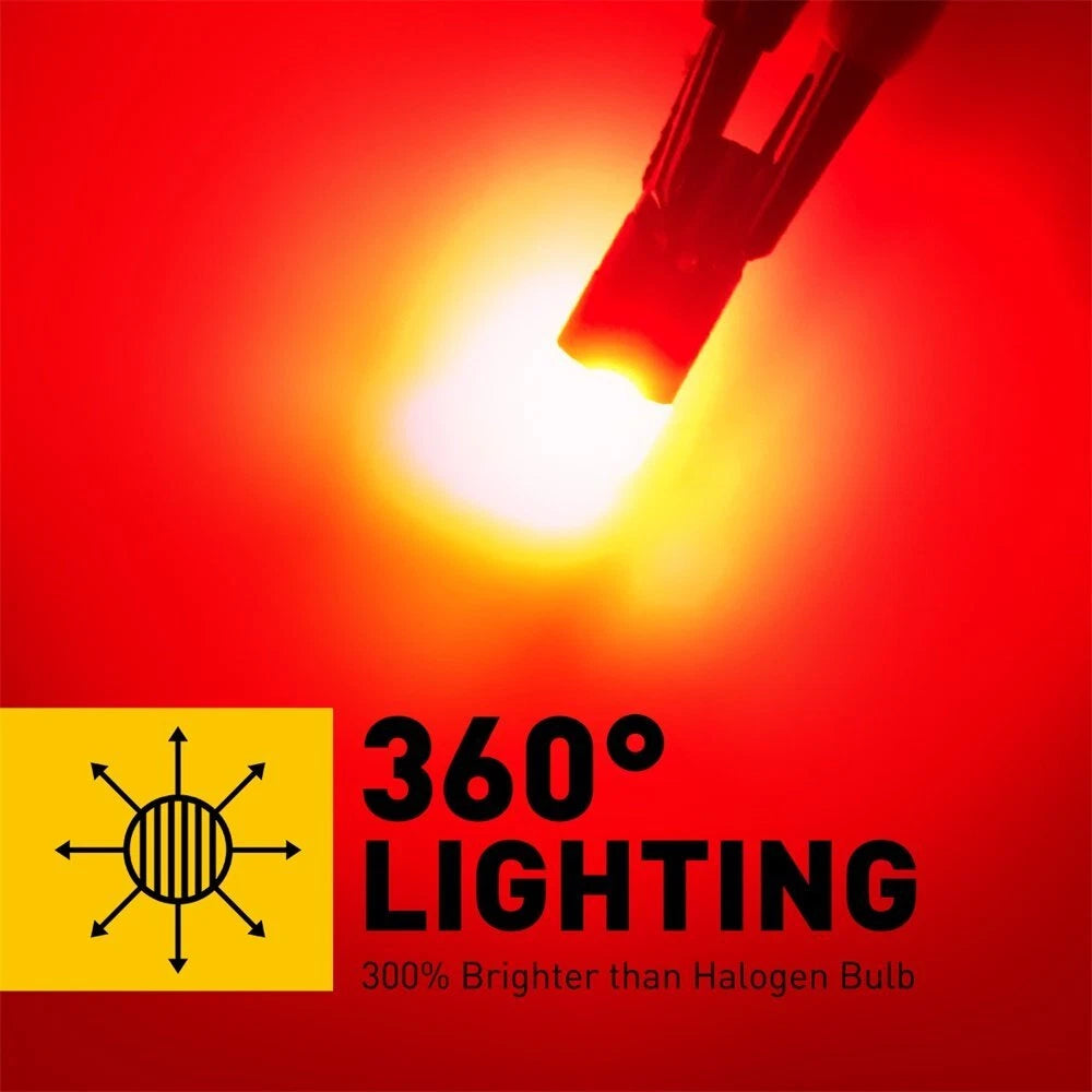 Red LED Parking Light Bulbs for [Make Model] (YYYY–YYYY)