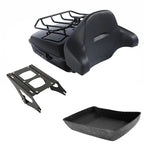 Chopped Trunk Backrest Mount Rack for Harley Street Glide (2014–2026)