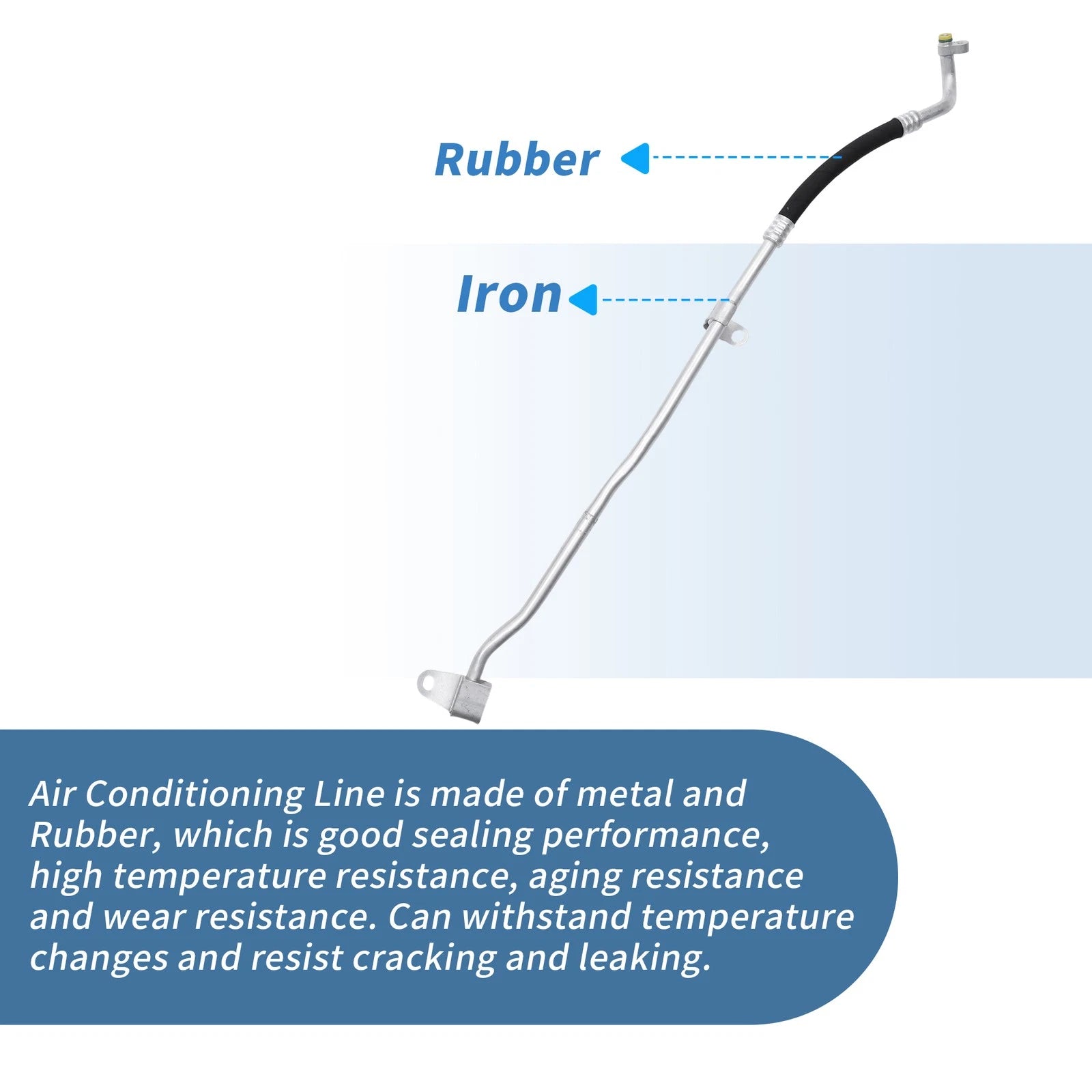 A/C Refrigerant Liquid Hose for BMW 528i (2012–2016) No. 64539201927