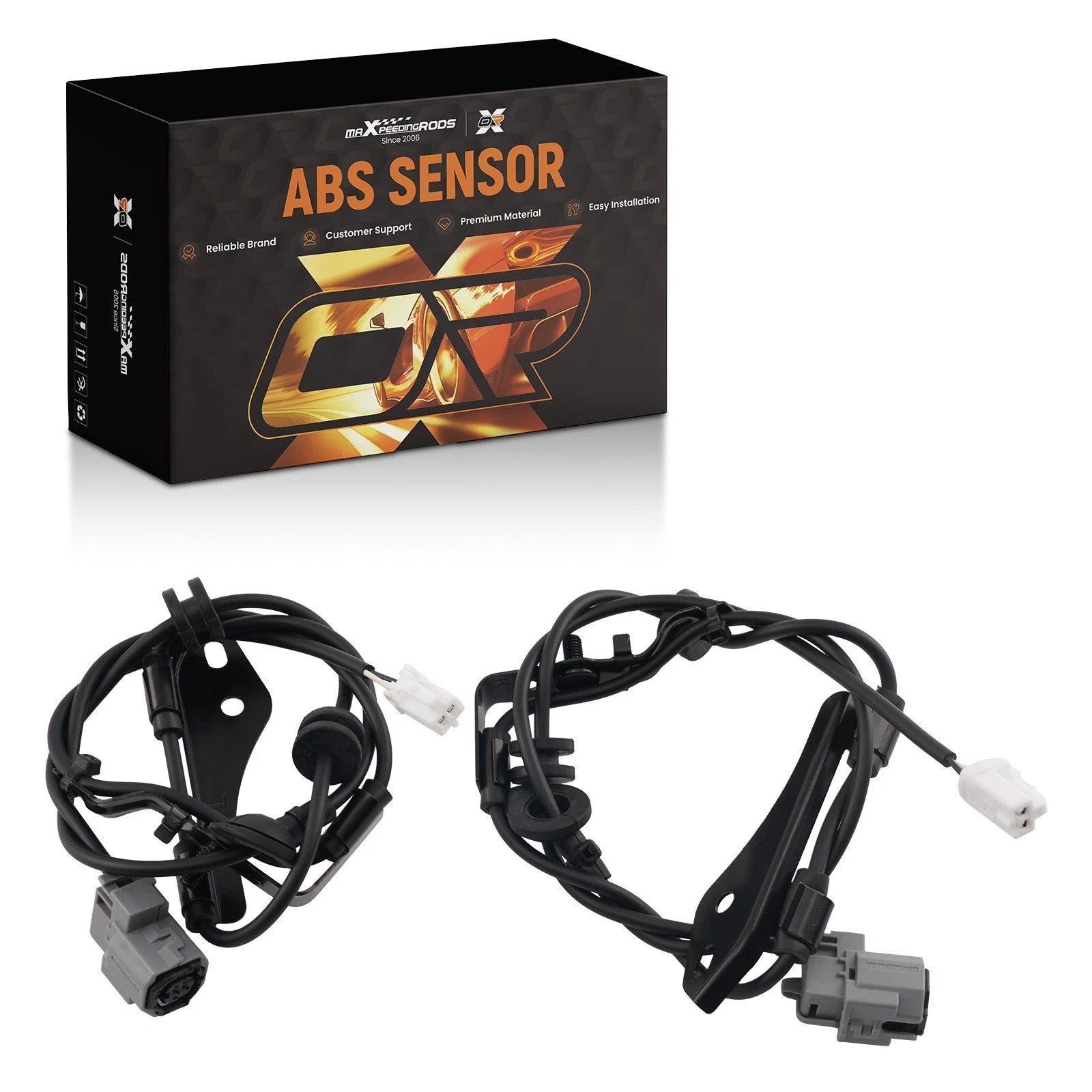 2X ABS Speed Sensor for Toyota Prius Plug-In (2012–2015) Rear 89516-47070