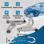 12x Front Suspension Upper Lower Control Arm Kit for Cadillac CTS (2003–2007)