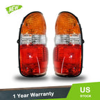 Tail Light Assembly Set for Toyota Tacoma (2001–2004) W/Bulbs Left + Right Halogen