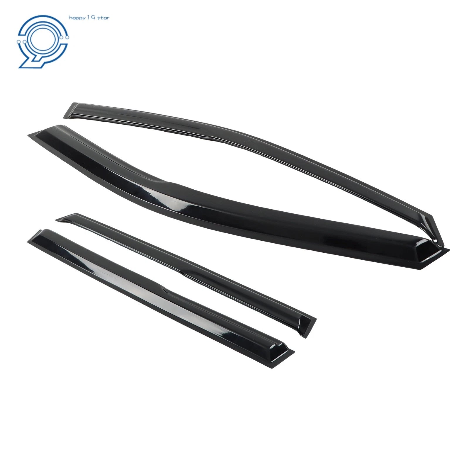 Set of 4 Window Visors Weather Shields for Toyota RAV4 (2019–2022)