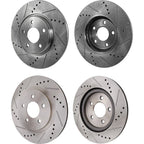 Set of 4 Brake Disc Rotors for Ford Mustang (2005–2014)