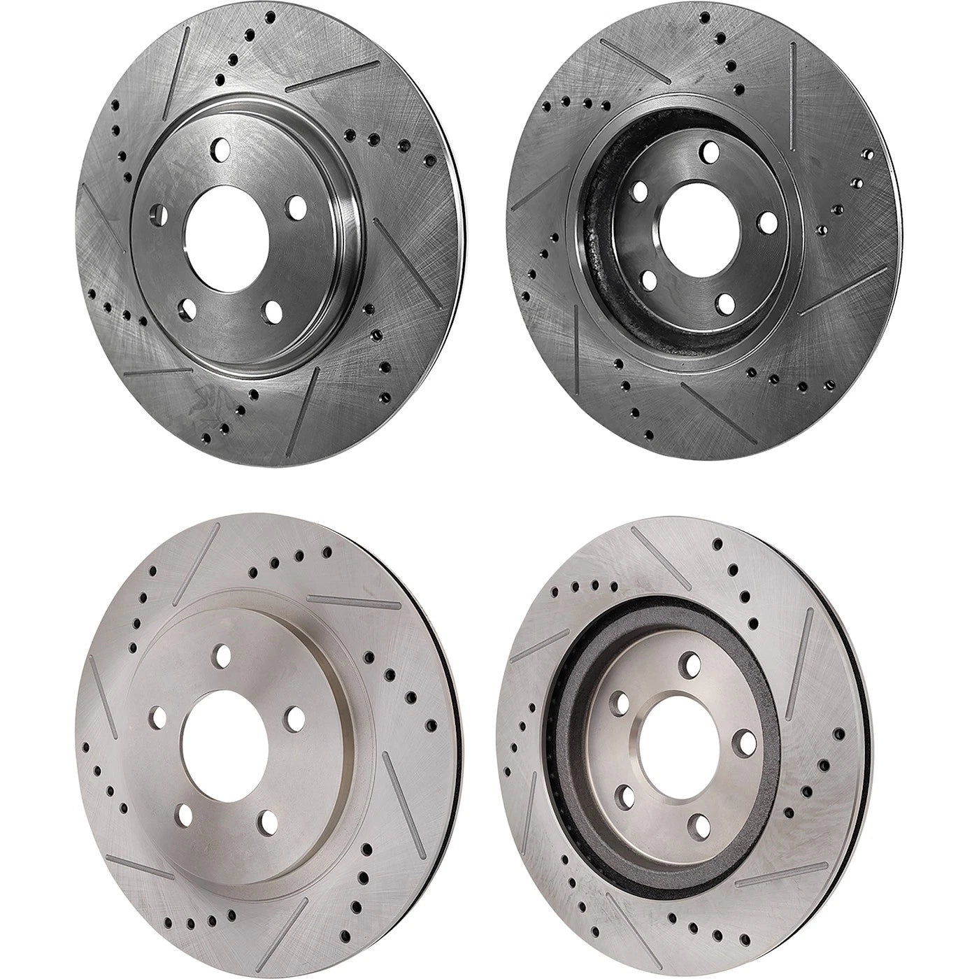 Set of 4 Brake Disc Rotors for Ford Mustang (2005–2014)