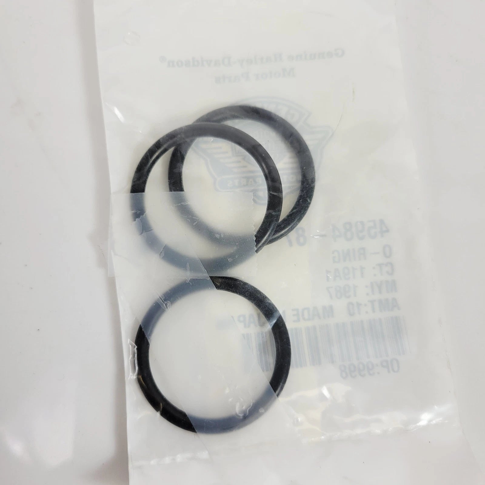 Pack of 3 O-Ring for Harley-Davidson (OEM 45984-87)
