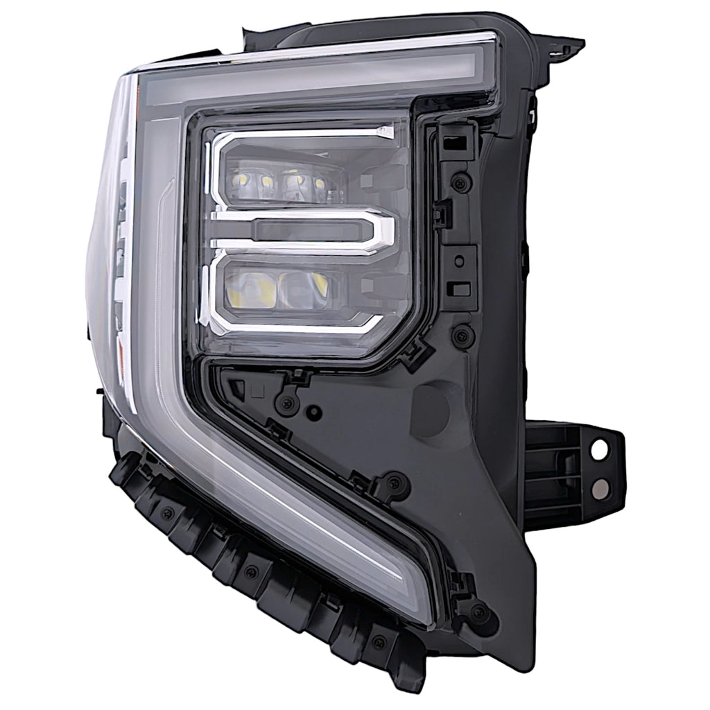 Full LED Headlight for GMC Sierra 1500 SLT/Denali (2022–2024) Chrome RH
