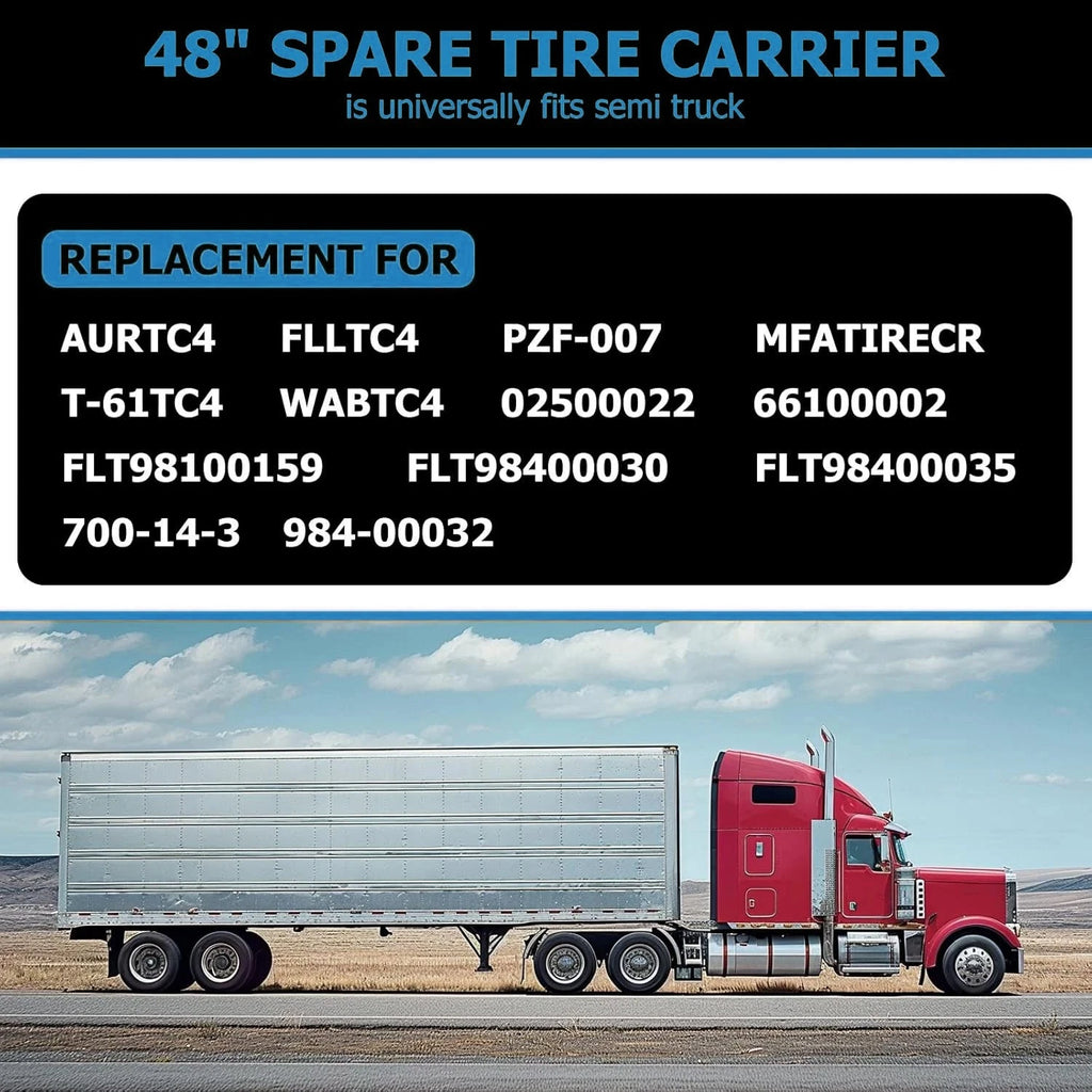 Spare Tire Carrier for Semi Truck (Universal)
