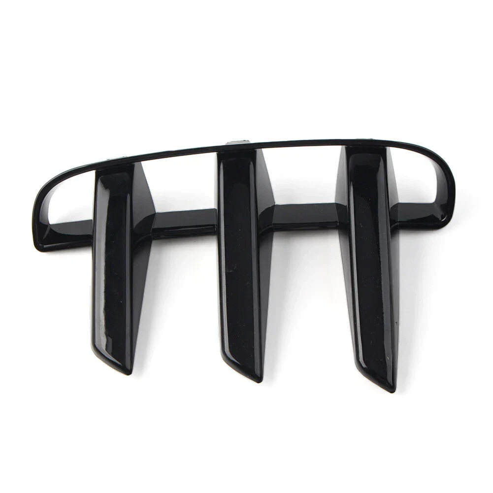 Glossy Black Front Bumper Grille Air Vent Cover for Land Rover Discovery 5 (21-22)