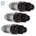 3 Pcs Fuel Injector for Kubota D722 Engine 