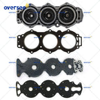 Cylinder Head & Cover Gasket for Yamaha 2T 85-90HP (688-11111, 688-11191-00-1S)
