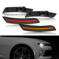 Set of 4 LED Smoked Side Marker Lights for Chevy Camaro (2016–2021)