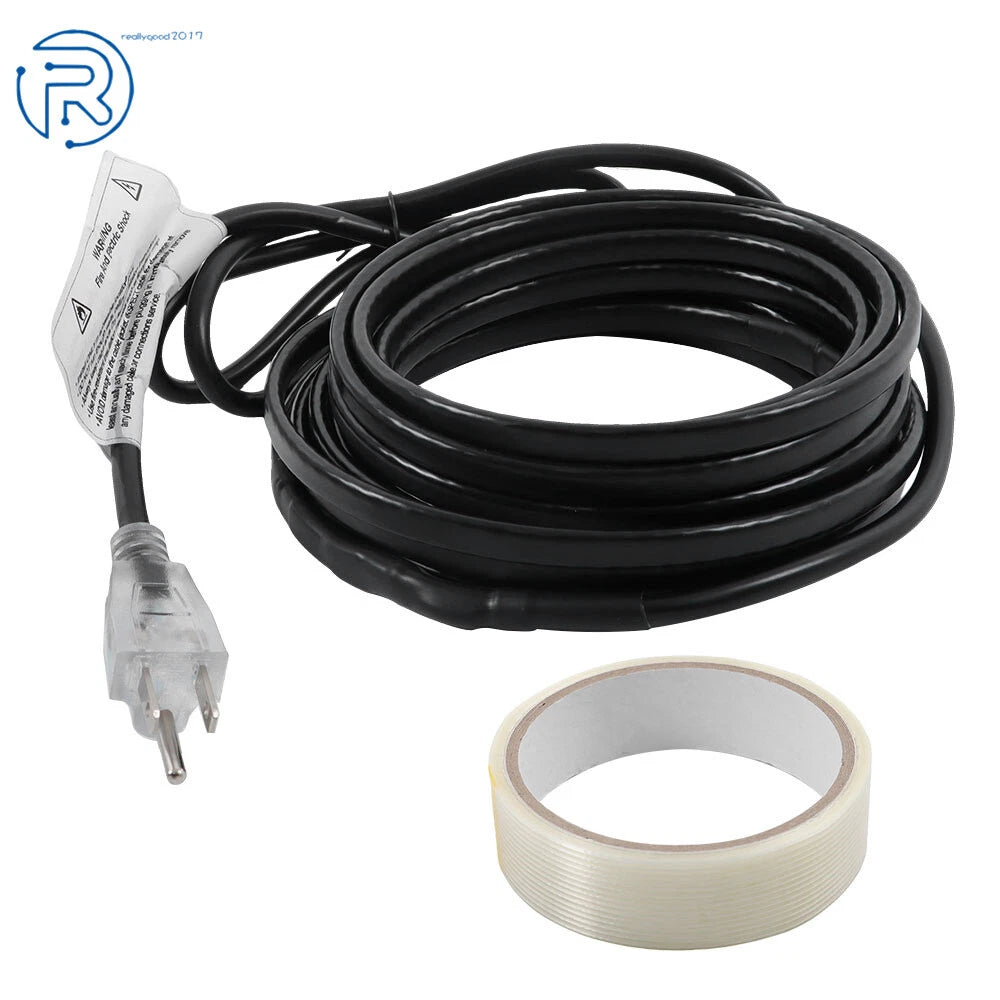 Heat Tape for Pipe Freeze Protection (18 Feet, -40°F)