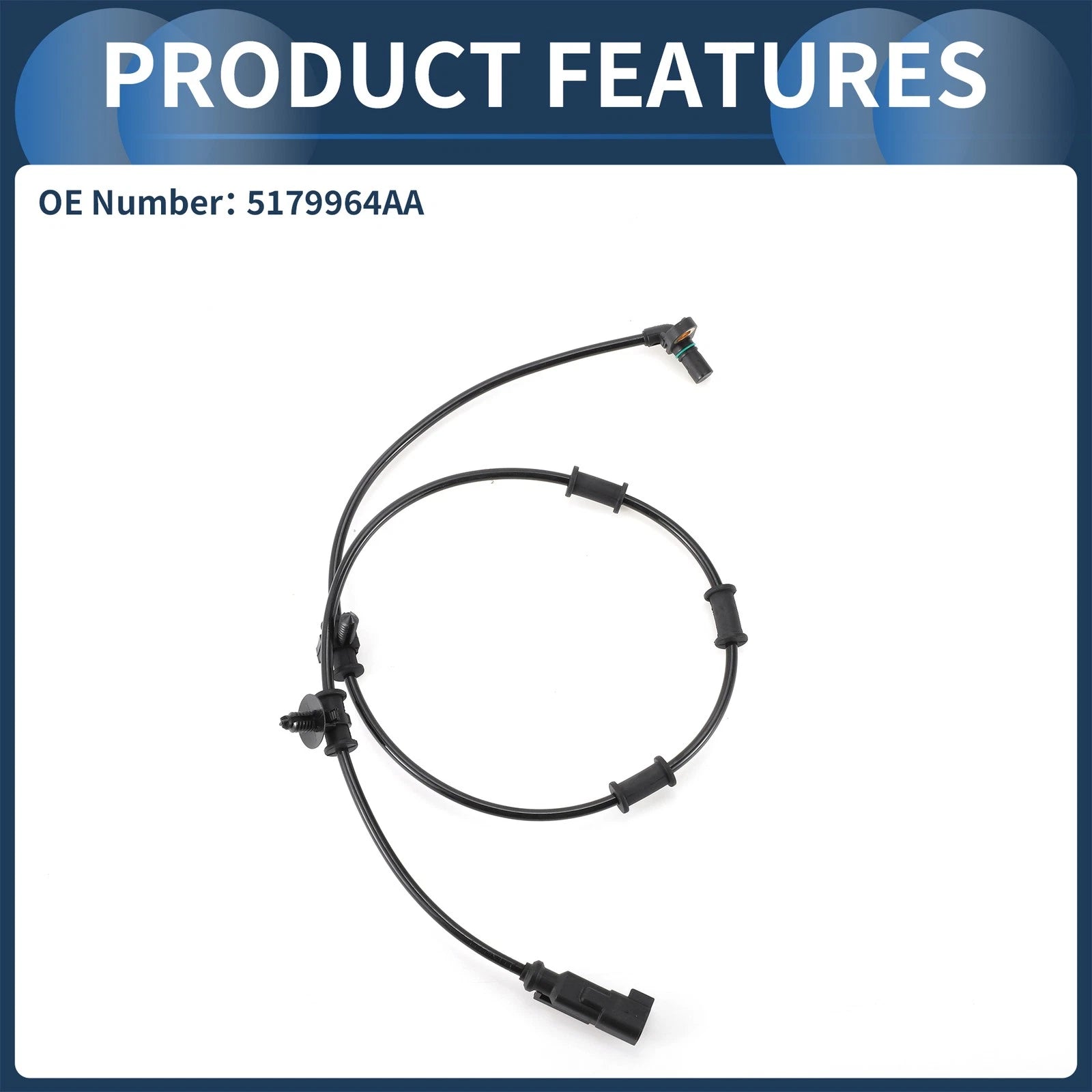 ABS Wheel Speed Sensor No. 5179964AA for Dodge Ram 1500 (2006–2007)