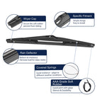 Rear Windshield Wiper Blade for Kia Sportage (2010–2016) & Hyundai Tucson (2010–2015)