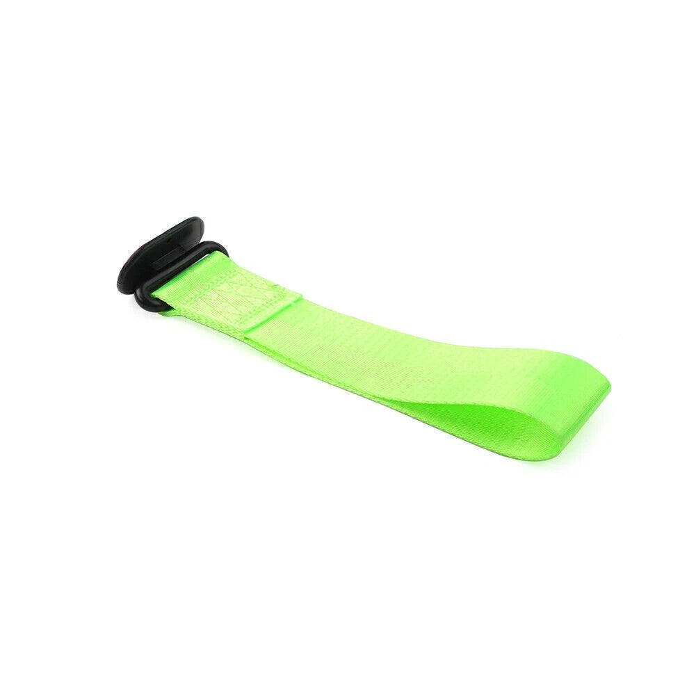 Tow Strap Belt for Universal Cars (Rally Hook, Green)