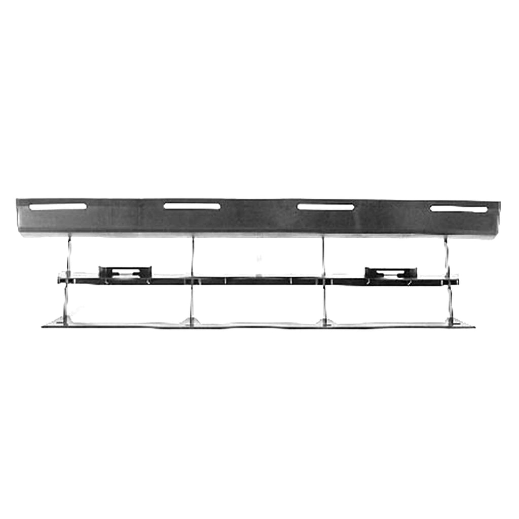 Replacement Gray Matte Polypropylene Front Bumper Cover Grille