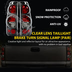 Clear Lens Tail Lights for Chevy Silverado 1500 2500 3500 (1999–2006)