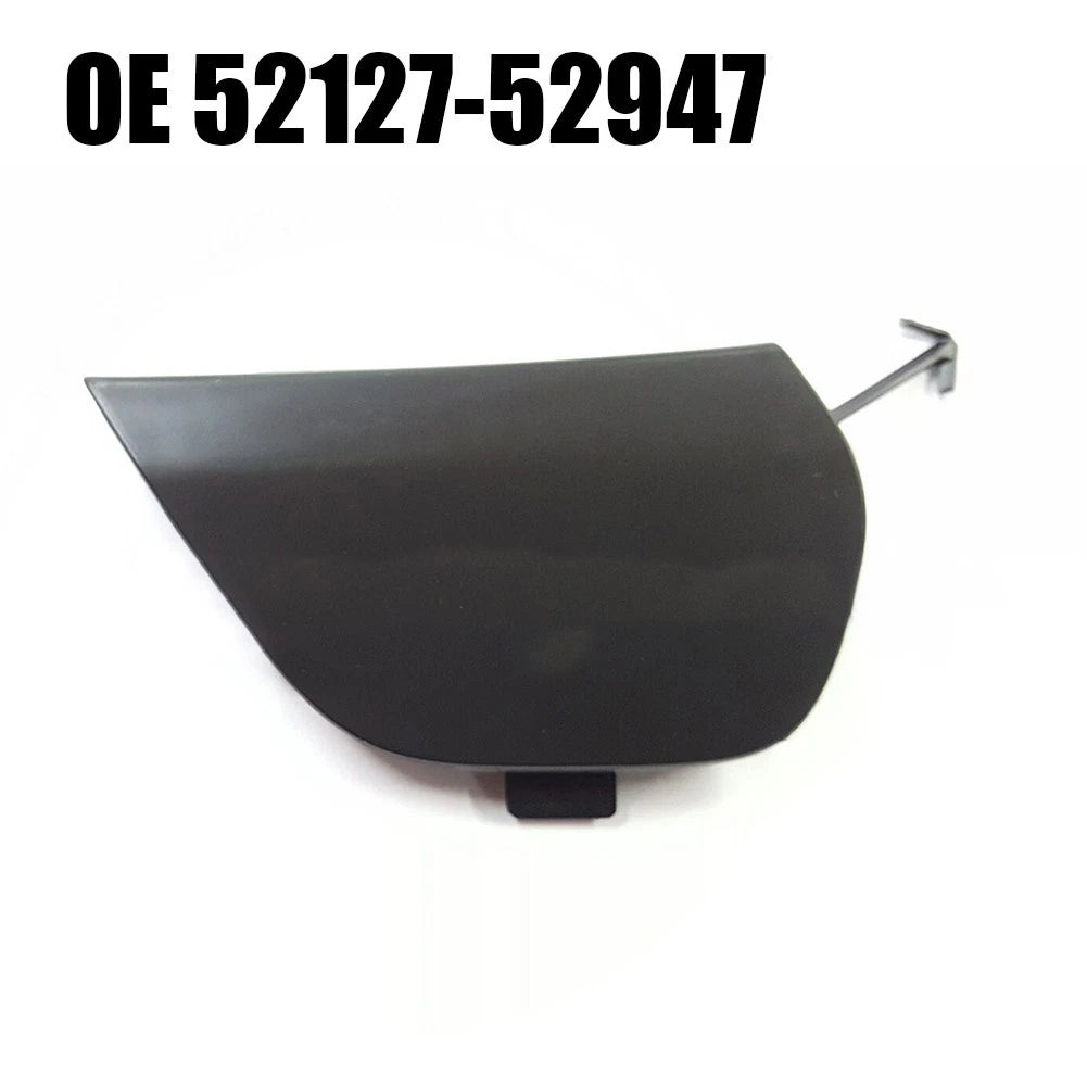 Front Bumper Tow Hook Covers for Toyota Prius C (2012–2019) - Black Plastic