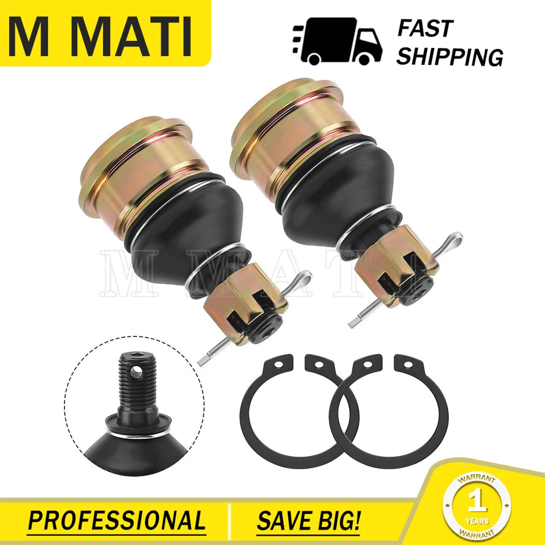 Ball Joint Set for Yamaha Grizzly 700 YFM700 (2007–2024) 3B4-23579-01-00