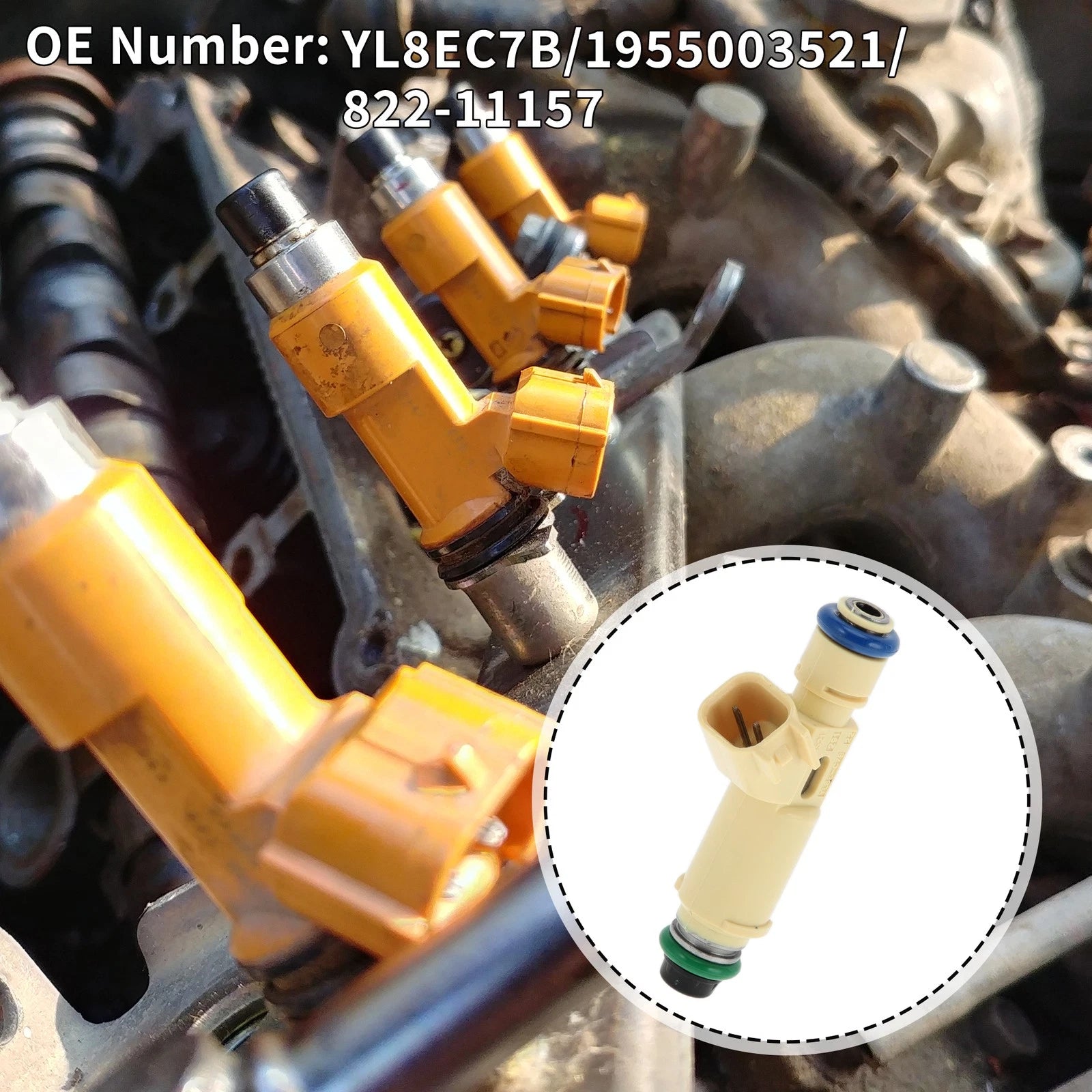 Fuel Injector No.YL8EC7B for Ford Escape 3.0 (2001–2003)