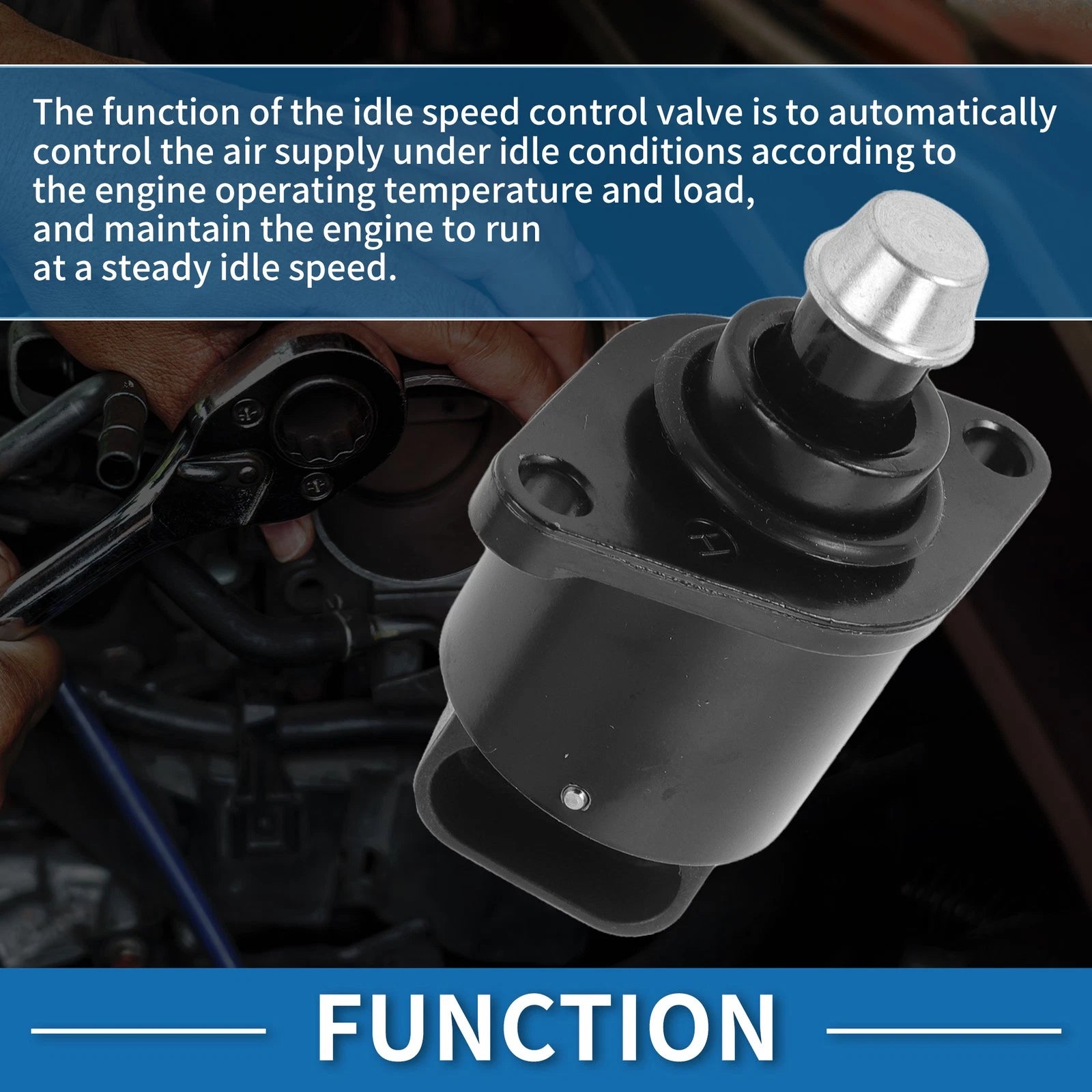 Idle Air Control Valve for Audi A4 (1995–2000) No. 078133455D