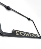 License Plate Frame Notched Stainless Replacement for Ford Torino (1968–1971)