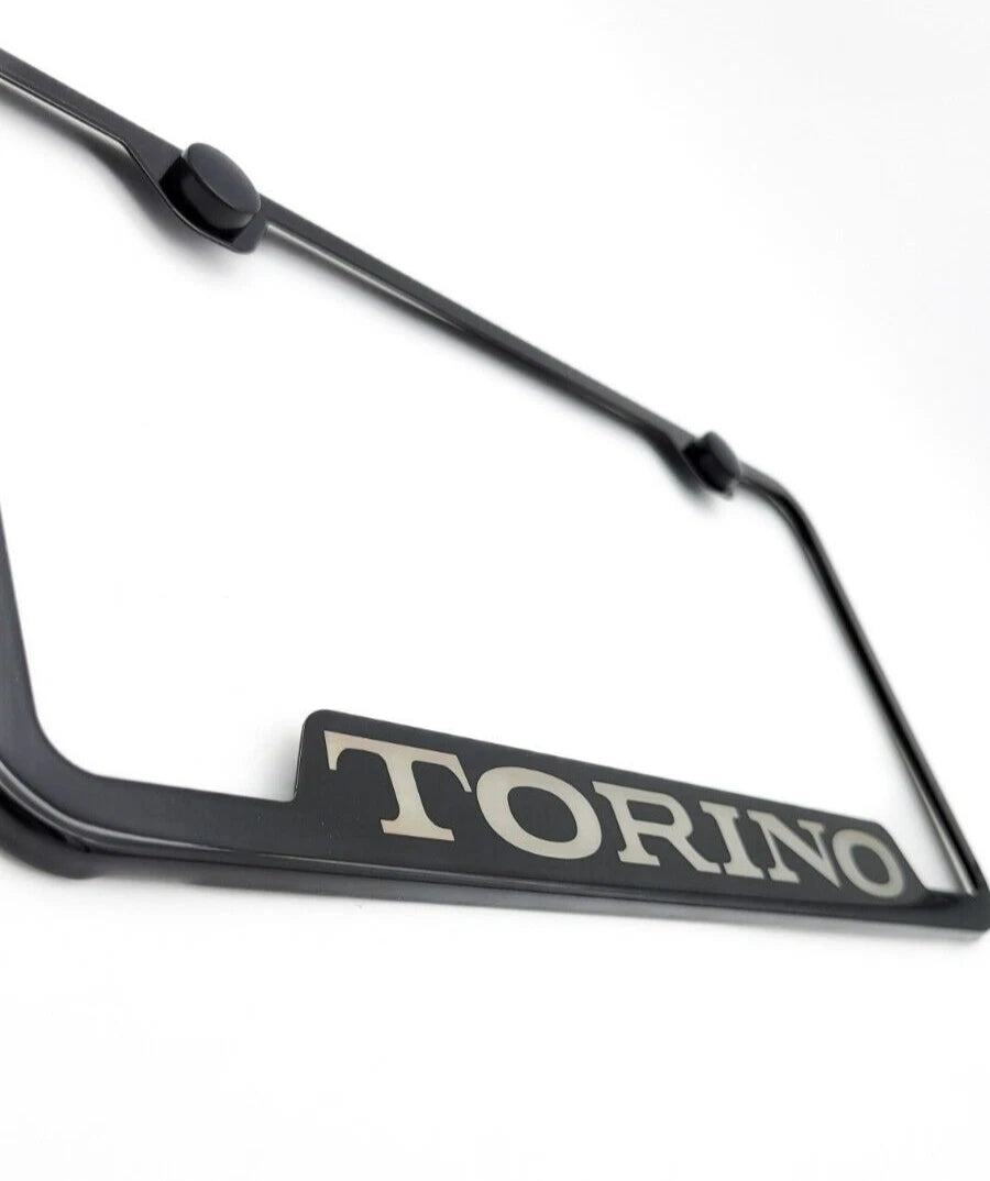 License Plate Frame Notched Stainless Replacement for Ford Torino (1968–1971)