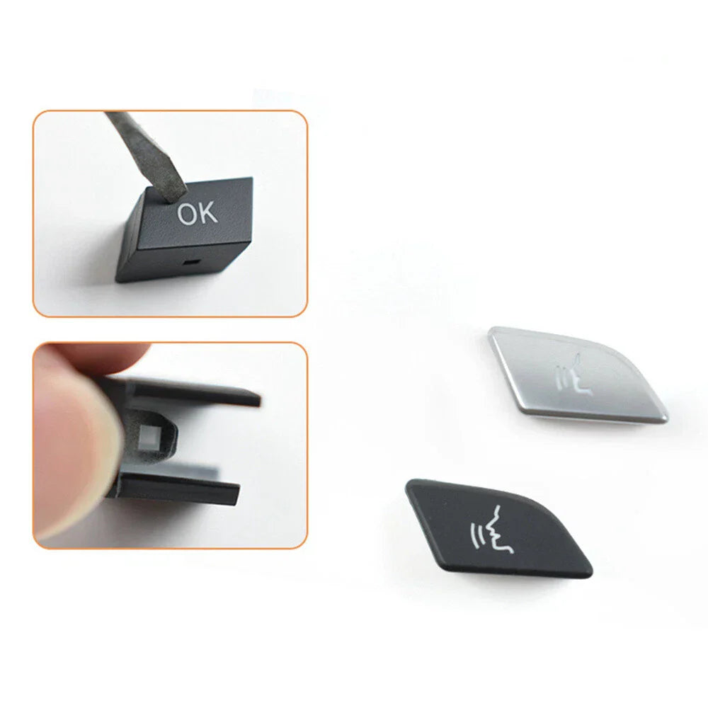 Steering Wheel Control Switch Button Cover Kit for Benz GL (2013–2015)