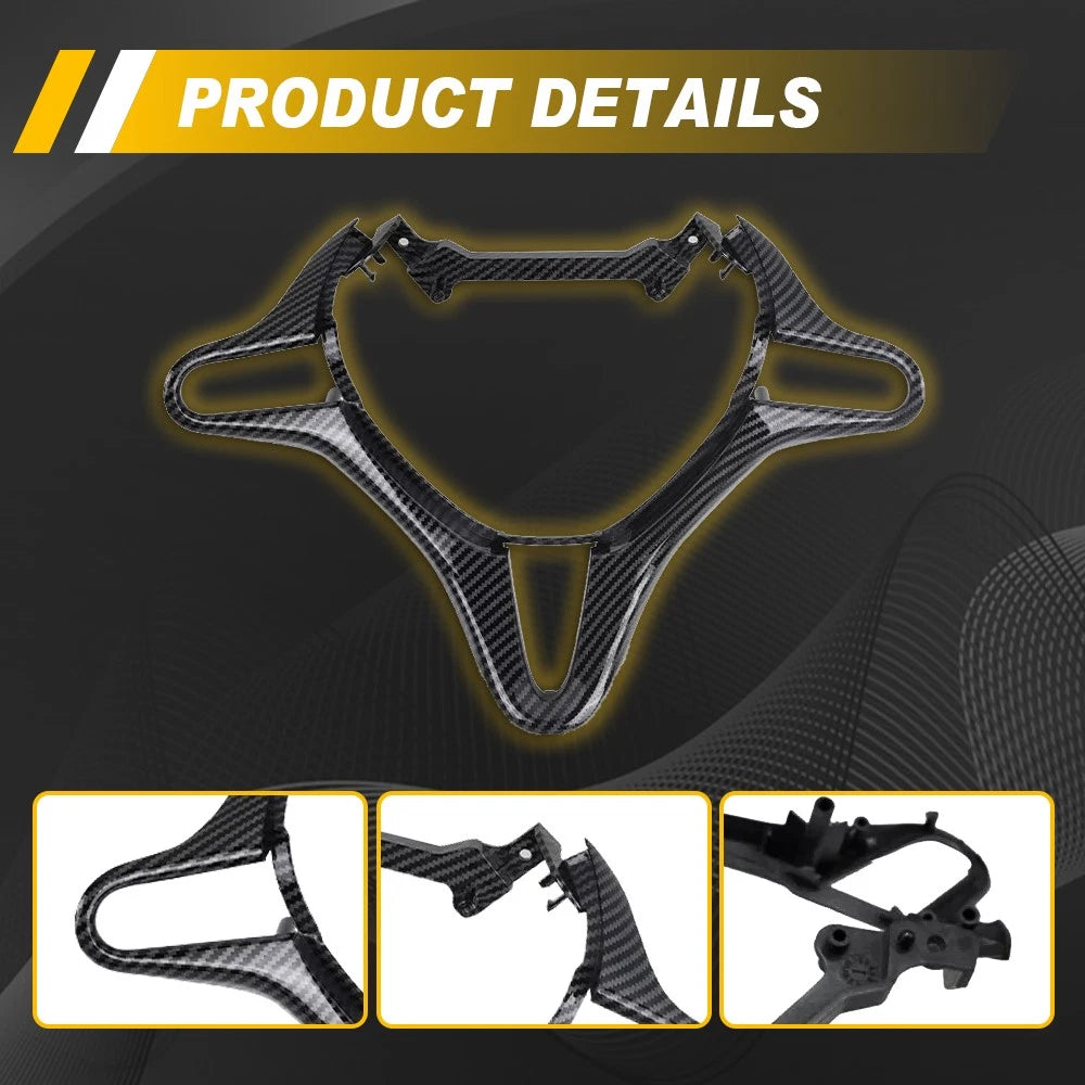 Carbon Fiber Steering Wheel Cover Trim for Honda Civic (2006–2011)