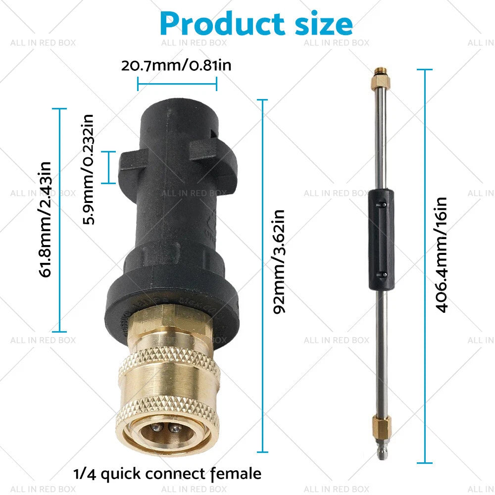 Extension Wand Lance Adapter for Karcher K2-K7 (K2)